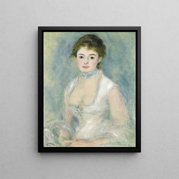 Madame Henriot - Pierre-Auguste Renoir — framed artwork on a wall
