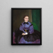 Mademoiselle Sicot - Pierre-Auguste Renoir — framed artwork on a wall