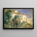 House of the Post Office Cagnes - Pierre-Auguste Renoir — framed artwork on a wall