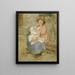 Maternity Painting - Pierre-Auguste Renoir — framed artwork on a wall