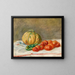 Melon and Tomatoes - Pierre-Auguste Renoir — framed artwork on a wall