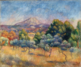 Mont Sainte-Victoire - Pierre-Auguste Renoir — artwork view