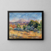 Mont Sainte-Victoire - Pierre-Auguste Renoir — framed artwork on a wall