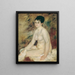 After the Bath - Pierre-Auguste Renoir — framed artwork on a wall