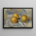 Still life with lemons - Pierre-Auguste Renoir — framed artwork on a wall