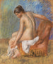 Nude in Armchair - Pierre-Auguste Renoir — artwork view