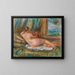 Odalisque couchée - Pierre-Auguste Renoir — framed artwork on a wall