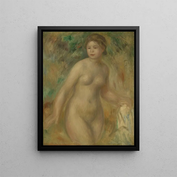 Nude - Pierre-Auguste Renoir — framed artwork on a wall