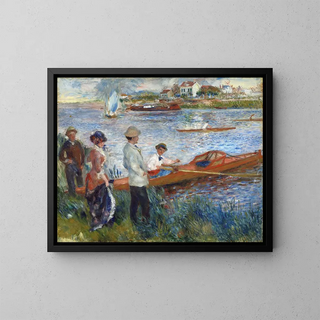 Rameurs à Chatou - Pierre-Auguste Renoir — framed artwork on a wall