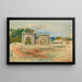 Landscape Saint-Chamas - Pierre-Auguste Renoir — framed artwork on a wall