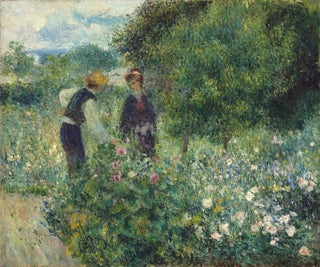 Picking Flowers - Pierre-Auguste Renoir — artwork view