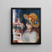 Girl Reading - Pierre-Auguste Renoir — framed artwork on a wall