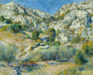 Rochers à l'Estaque - Pierre-Auguste Renoir — artwork view
