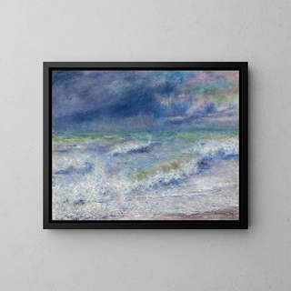 Marine Painting - Pierre-Auguste Renoir — framed artwork on a wall