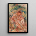 Sketch of a woman - Pierre-Auguste Renoir — framed artwork on a wall