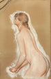 a Splashing Figure Study for Les Grandes Baigneuses - Pierre-Auguste Renoir — artwork view