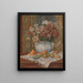 Still life with flowers and prickly pears - Pierre-Auguste Renoir — framed artwork on a wall