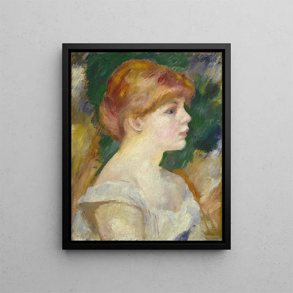 Suzanne Valadon - Pierre-Auguste Renoir — framed artwork on a wall