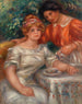 L'heure du thé - Pierre-Auguste Renoir — artwork view