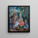 The Apple Seller - Pierre-Auguste Renoir — framed artwork on a wall