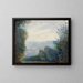 The Auvers-sur-Oise Valley - Pierre-Auguste Renoir — framed artwork on a wall