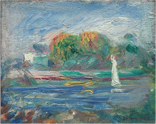 The Blue River - Pierre-Auguste Renoir — artwork view