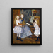 Les Filles de Catulle se réparent - Pierre-Auguste Renoir — framed artwork on a wall
