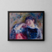 The Dreamer - Pierre-Auguste Renoir — framed artwork on a wall