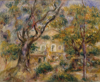 La Ferme aux Collettes à Cagnes - Pierre-Auguste Renoir — artwork view
