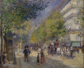 Les Grands Boulevards - Pierre-Auguste Renoir — artwork view