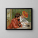 The Letter - Pierre-Auguste Renoir — framed artwork on a wall
