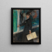 La Modiste - Pierre-Auguste Renoir — framed artwork on a wall