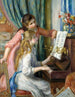 Two Young Girls at the Piano - Pierre-Auguste Renoir — artwork view