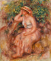 Woman Dreaming - Pierre-Auguste Renoir — artwork view