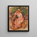 Woman Dreaming - Pierre-Auguste Renoir — framed artwork on a wall