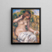 Woman in Spring - Pierre-Auguste Renoir — framed artwork on a wall