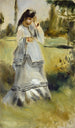 Woman in a Park - Pierre-Auguste Renoir — artwork view