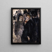 Young Girls - Pierre-Auguste Renoir — framed artwork on a wall