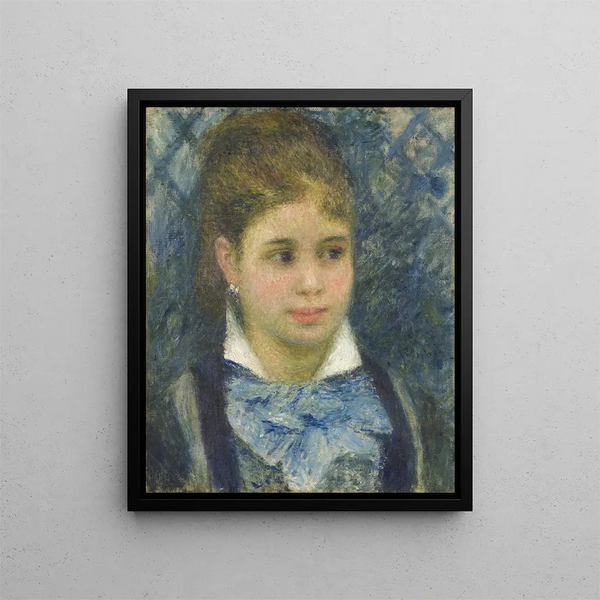 Young Parisian - Pierre-Auguste Renoir — framed artwork on a wall