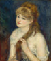 Young woman braiding her hair - Pierre-Auguste Renoir — artwork view