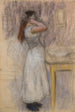 Young woman at her toilette - Pierre-Auguste Renoir — artwork view