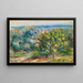 Sketch of a landscape from the Midi - Pierre-Auguste Renoir — framed artwork on a wall