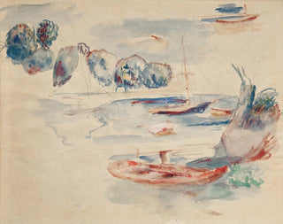 Boat Studies - Pierre-Auguste Renoir — artwork view