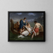 La Mort de Sappho - Pierre-Augustin Vafflard — framed artwork on a wall