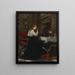 The Mirror - Pierre-Charles Comte — framed artwork on a wall