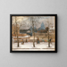 Les quais de la Seine devant la pointe occidentale de l'île Saint-Louis - Pierre-Ernest Prins — framed artwork on a wall