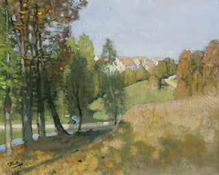 Autumn Painting - Pierre-Eugène Montzin — artwork view