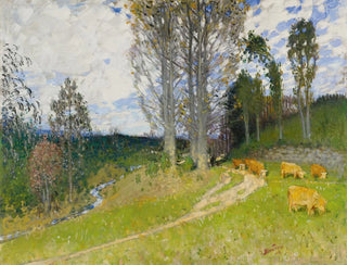 La montée au pâturage - Pierre-Eugène Montzin — artwork view