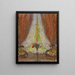 The bouquet at the window - Pierre - Eugène Montzin — framed artwork on a wall