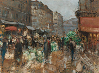 Les Halles anciennes - Pierre-Eugène Montzin — artwork view